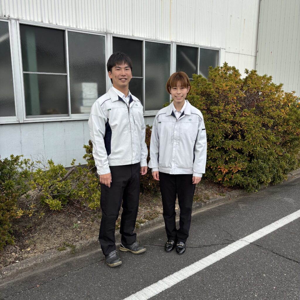 矢作産業様作業服